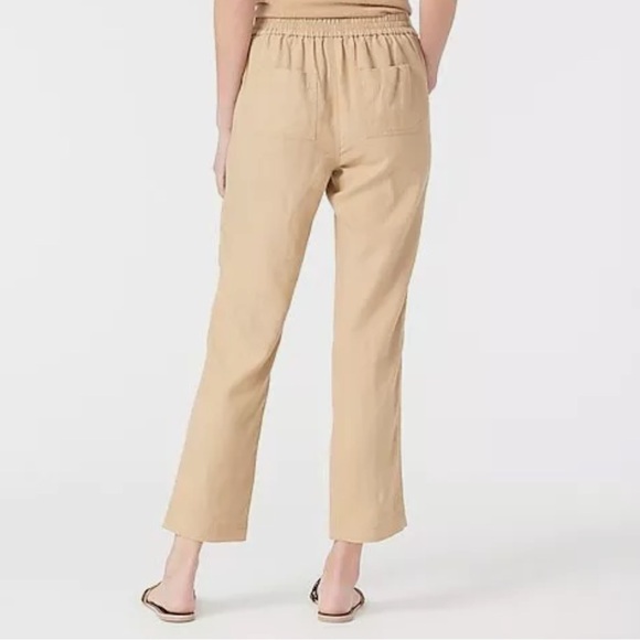 JCREW - Tie Waist Linen Pant size large. Like new! - Picture 2 of 8